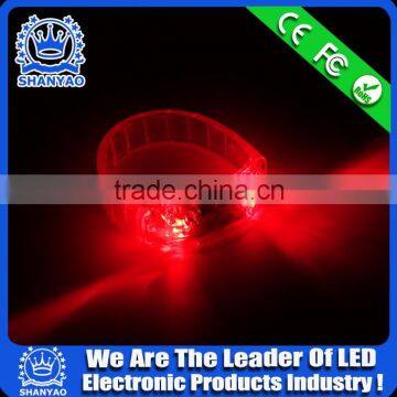2016 Wholesales Fashion Led Plastic Wristband For Promotion
