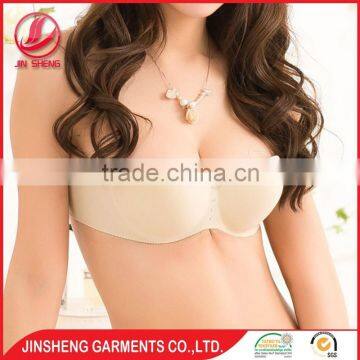 Seamless Invisible Silicone Strapless Low Back Bra for Lady photo-2