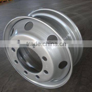 22.5x8.25 tubeless steel wheel for export