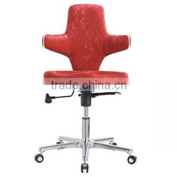 New Red Fabric Upholstery Posture Balance Active Seat with Wheels