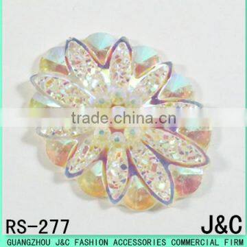 28 * 38 white AB oval Acrylic Stones