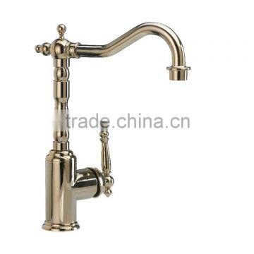 China Black Crown Brass Kitchen Faucet