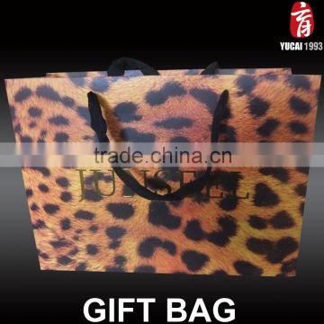 Wholesale Customized Style Print Paper Gift Bag with Rope