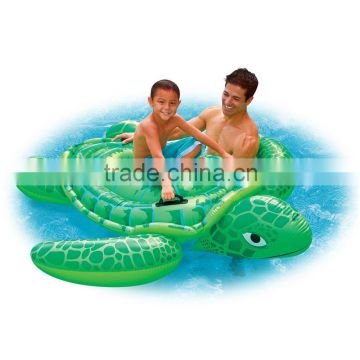 Top-seller cheap inflatable Sea Turtle Ride-On water pool float toy