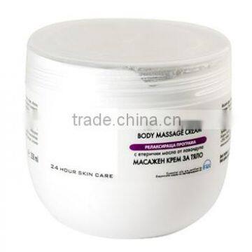 Body Massage Cream With Lavender Essential Oil - 1000 ml. Private Label Available. Made in EU