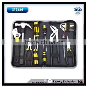 19pcs China Hand Tool Bag, Frequently Use Home Tool Kit Set