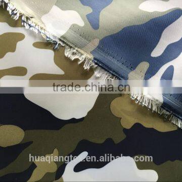 Custom Fabric Printing Camouflage Calendering 400t Taffeta Fabric for Jacket