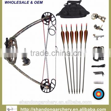 camo archery triangle bow from china factory