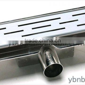 stainless steel tile anti-odor long floor drain shower channel