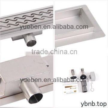 stainless steel long shower floor drain