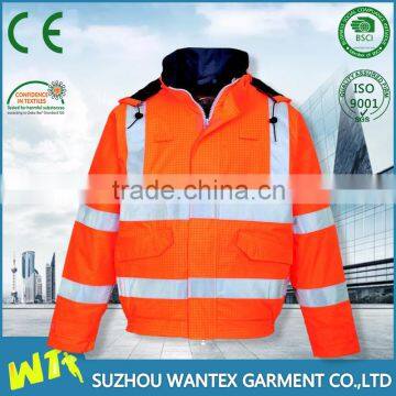 cheap high visibility winter reflective safety jackets