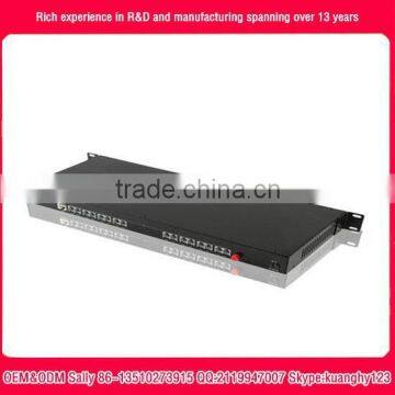 1ch to 64ch FXO/FXS voice telephone fiber optic multiplexer pcm 16 channel multiplexer voice fiber modem