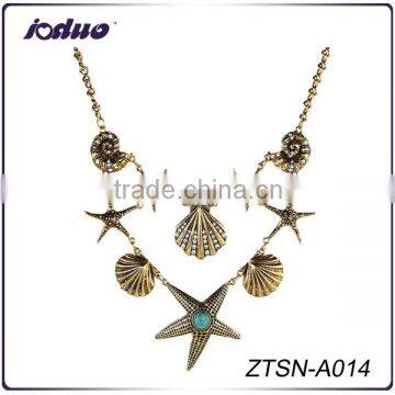 Wholesale Top Quality Women Starfish Necklaces Design