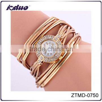 Women Rhinestone Alloy Bracelet Watches Wholesale