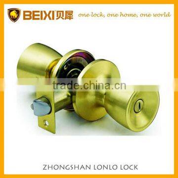 2016 bathroom tubular door lockset iron or brass