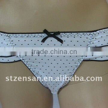 COTTON BIKINI WITH DOT UNDERWEAR