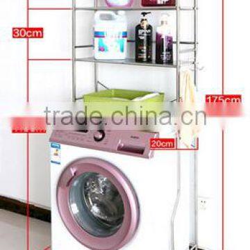 Stainless steel washing machine/Bathroom racks/ toilet and shelf/Bathroom racks/Balcony storage racks-A(B-0275)