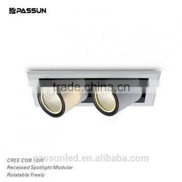 pop design flexible adjustable led recessed spotlight