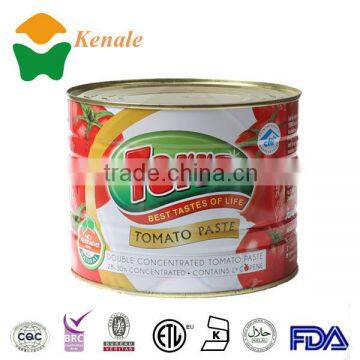 double concentrated tomatoes 2200gX6tins