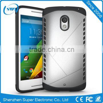 2 in 1 Rugged Shockproof Heavy Duty Slim Armor Cover Case for Moto X Play photo-3