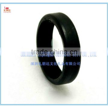 New design metal color silicone gold finger ring, silicone finger ring with classical metal color, gold silicone finger ring