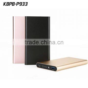 High capacity fast charge portable power bank 10000mah colorful for phone