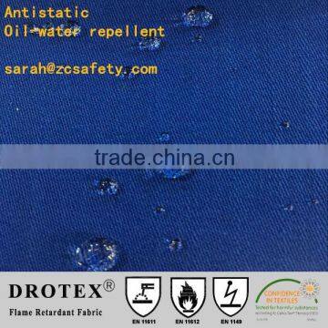 Washable Oeko-tex 100 Certified Oil Field Pyrovatex EN11611 CP Fabric For Workwear