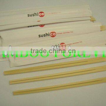 21cm paper wrapped tensogue bamboo chopsticks,semi-closed packing