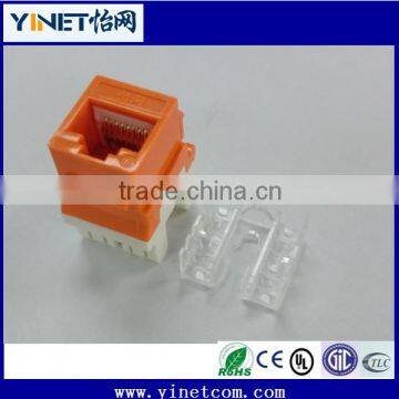 CAT6 utp rj45 Keystone Jack female connector Guangzhou manufacturer