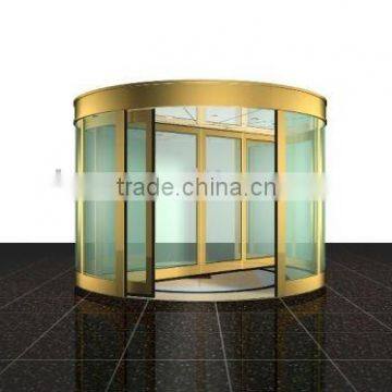 2 wings automatic revolving door