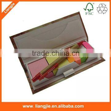 Sticky Notes,memo Pads With Sticky Strips Index in Cartoon Paper Holder photo-4