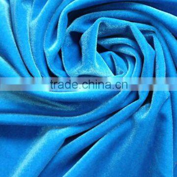 High quality good strech korean velvet for garmants fabric