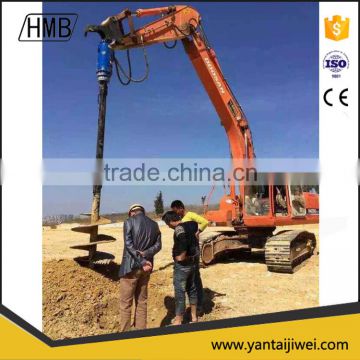 hydraulic earth drill and auger for crane