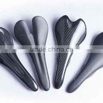 Manufacturer T800 carbon fiber road bicycle saddle, 3K weave matte/glossy finish cheap price carbon road saddles