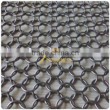 stainless steel partition wall chainmail for architectural project