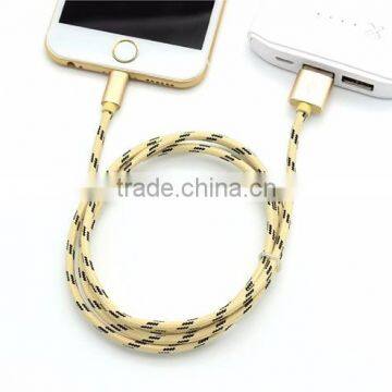 Nylon Woven USB Cable for I6 I7 Micro Usb Cable Bulk Sufficient Capacity Cable photo-5