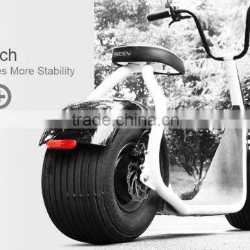 City electric scooters 2 wheels self balancing motorcycle 800W 60V kick motor scooter