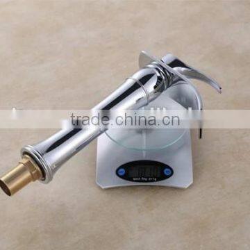 Jiangmen Chromed Plated Waterfall Faucet, Luxury Art Basin Tap,copper Faucet photo-2