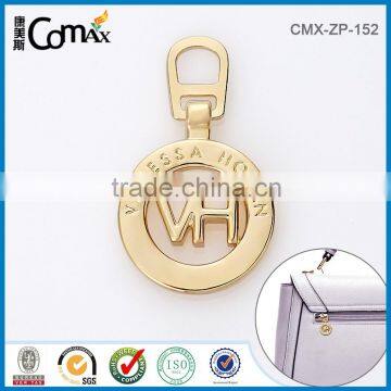 Hanging Gold Rotatable Strong Metal Zipper Puller for Bag photo-2