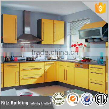 Economical particalboard high glossy uv kitchen set factory