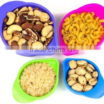 Silicone Collapsible Measuring Cups Foldable Bowl