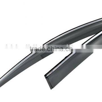 3m tape chrome bendable pc vent visors with hook for Lexus nx 2014 use