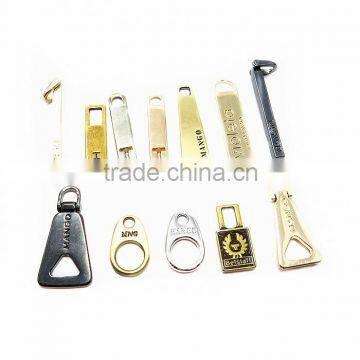 Bag Parts Custom Logo Metal Zipper Puller Sliders photo-4