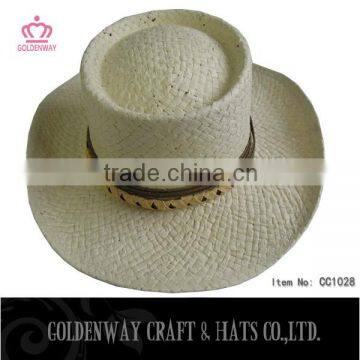 Custom hand made fitted school straw hats