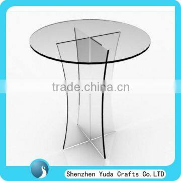 Plexiglass Round Dining Table Stacking Acrylic Tradeshow Table