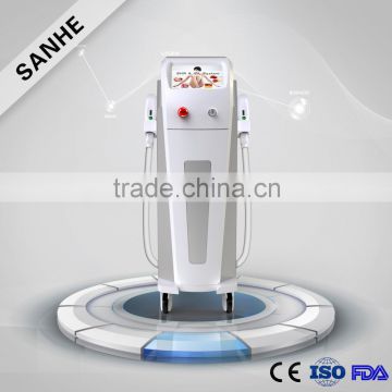 2016 Sapphire SHR IPL with 2 handle / fast hair removal ipl