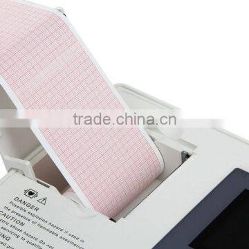 CE Approved Three Channel Color LCD Display 12-lead Built ECG Machine in USB/RS232 Interface photo-5