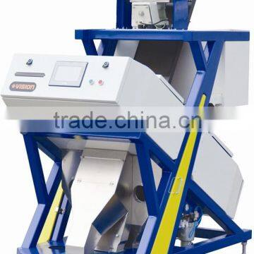 2016 one shoot sorter for red tea/small capacity red tea leaf color sorter with fast detection and high identification rate