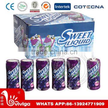 25ml sweet halal grape liquid candy