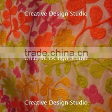 Embroidery fabric Dyeable Georgette fabric